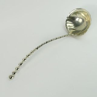 Vintage Whiting Sterling Square Twist Punch Ladle.