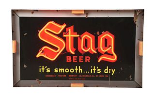 STAG BEER NEON SIGN.