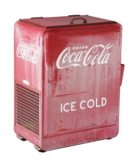 COCA-COLA ICE COOLER.