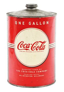 1930'S ONE GALLON COCA-COLA SYRUP CAN.