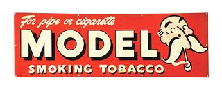 MODEL SMOKING TOBACCO SIGN. 