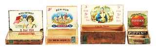 LOT OF 4: CIGAR BOXES.