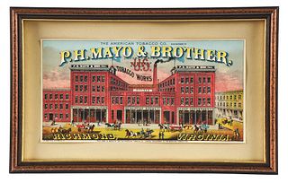 P.H. MAYO & BROTHERS TOBACCO LABEL.