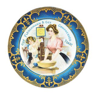 FLEISCHMANN AND CO.'S YEAST TIN LITHOGRAPH.