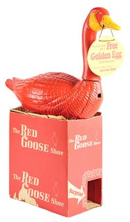 PROMOTIONAL RED GOOSE SHOES DISPLAY.
