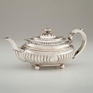 Regency Sterling Teapot by Solomon Hougham 
