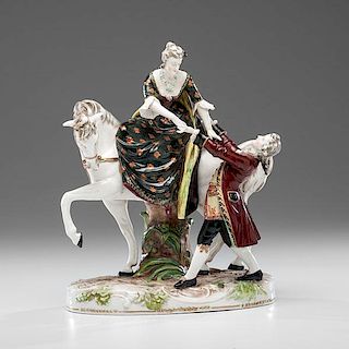 Royal Vienna Porcelain Figural Group 