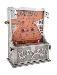 1¢ GREAT STATES MFG. FOOTBALL COIN FLIP SKILL GAME.