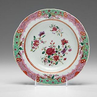 Chinese Export Famille Rose Soup Bowl 