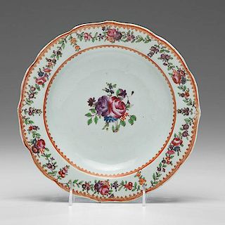 Chinese Export Famille Rose Soup Bowl 