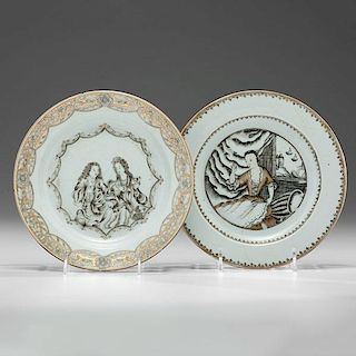 Encre de Chine Porcelain Plates 