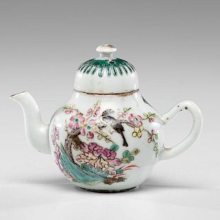 Chinese Export Miniature Teapot 