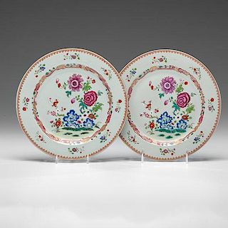 Chinese Export Famille Rose Plates 