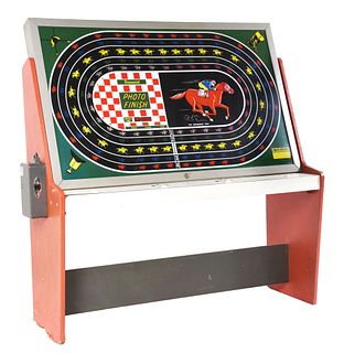 BRUNSWICK PHOTO FINISH HORSE RACE ARCADE GAME.