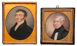 American Miniature Portraits of Gentlemen 
