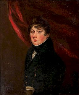 Nineteenth Century Portrait of a Man in the Manner of Gilbert Stuart 
