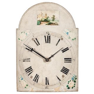 American Painted Clock Face 