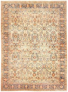 Large Antique Persian Lilihan Carpet - No Reserve 17 ft 6 in x 13 ft (5.33 m x 3.96 m)