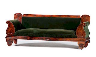 Late Classical Mahogany Sofa 