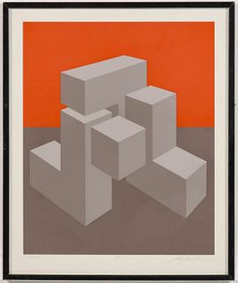 MARKO SPALATIN (B. 1945) AND OTHER OP ART SERIGRAPHS