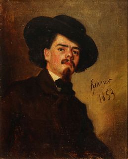 EMMANUEL BENNER (1836-1896) OIL ON CANVAS