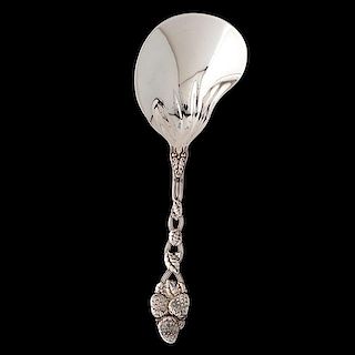 Tiffany & Co. Sterling Strawberry Casserole Spoon 