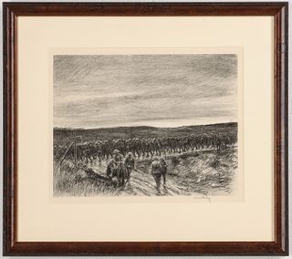 KERR EBY (1889-1945) PENCIL SIGNED LITHOGRAPH