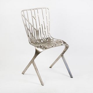 David Adjaye Knoll Washington Skeleton Aluminum Chair