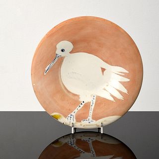 Pablo Picasso "Oiseau" Plate, Madoura (A.R. 484)