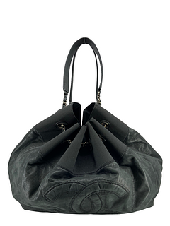Chanel Leather Stretch Spirit Large Cabas Hobo Bag