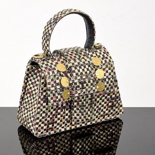 Kooreloo Petite Trapezoid Tweed Bag