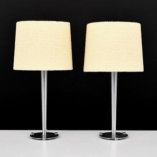 Pair of Walter von Nessen Table Lamps 