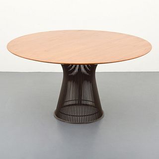Warren Platner Bronze-Plated Steel Dining Table