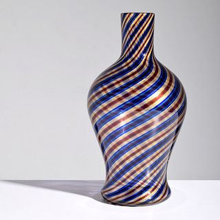 Barovier & Toso "Striato" Vase, Murano