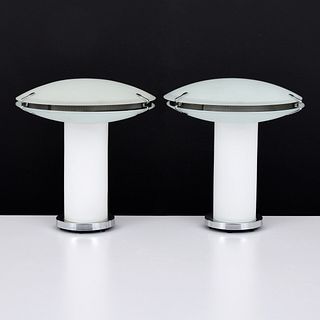 Pair of Post-Modern / Atomic Style Table Lamps