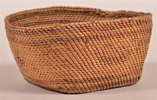 Antique Makah Indian Trinket Basket.