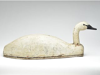 Large swan found in Michigan, unknown maker, 1st quarter 20th century.