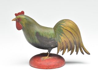 Miniature rooster, Frank Finney, Cape Charles, Virginia.