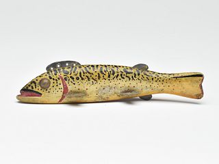 Fish decoy, Oscar Peterson, Cadillac, Michigan, 1st quarter 20th century.
