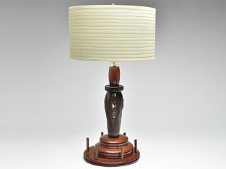 Rare decorative duck call lamp, Fred Jolly, Memphis, Tennessee.