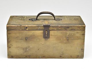 Early gunning box from Massachusetts, possibly owned by Joseph Lincoln.
