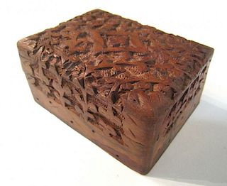 Asian Carved Trinket Box