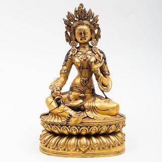 Tibetan Bronze Figure of Tara