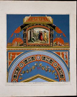 Raphael, Folio - Religious Fresco - Angels Appear to Abraham