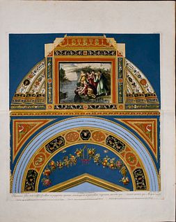 Raphael, Folio - Religious Fresco - Baptism