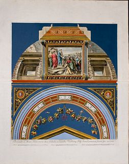 Raphael, Folio - Religious Fresco - Moses Descends from Mount Sinai