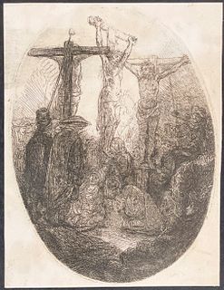 McCreery - by Rembrandt - Christ Crucified between Two Thieves