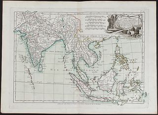 Bonne - Map of the Indian Ocean and Islands