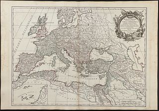 De Vaugondy - Map of the Roman Empire
