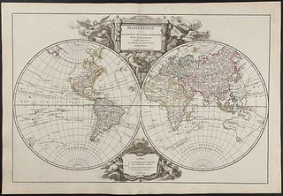 De Vaugondy - Map of the World